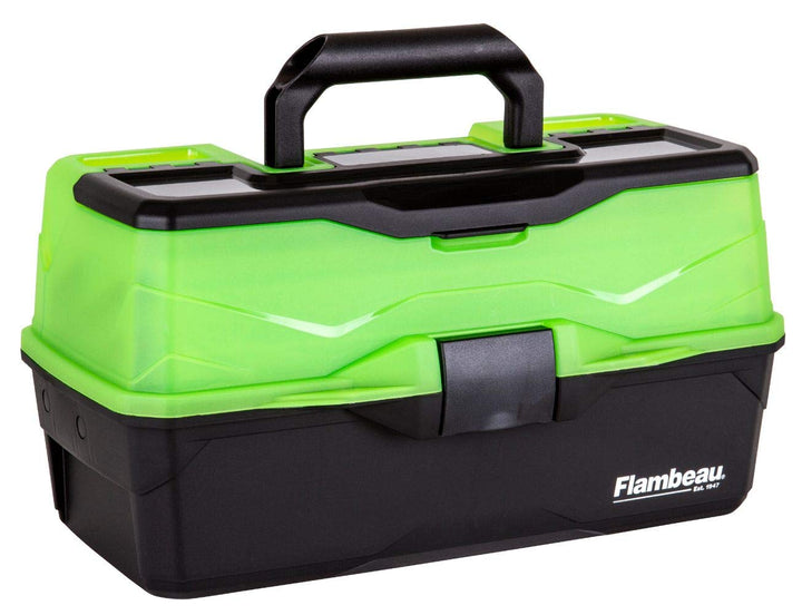 Flambeau Outdoors 6381TB 1-Fach Classic Tray Tackle Box 3-Tray Grün, 3-Tray Grün