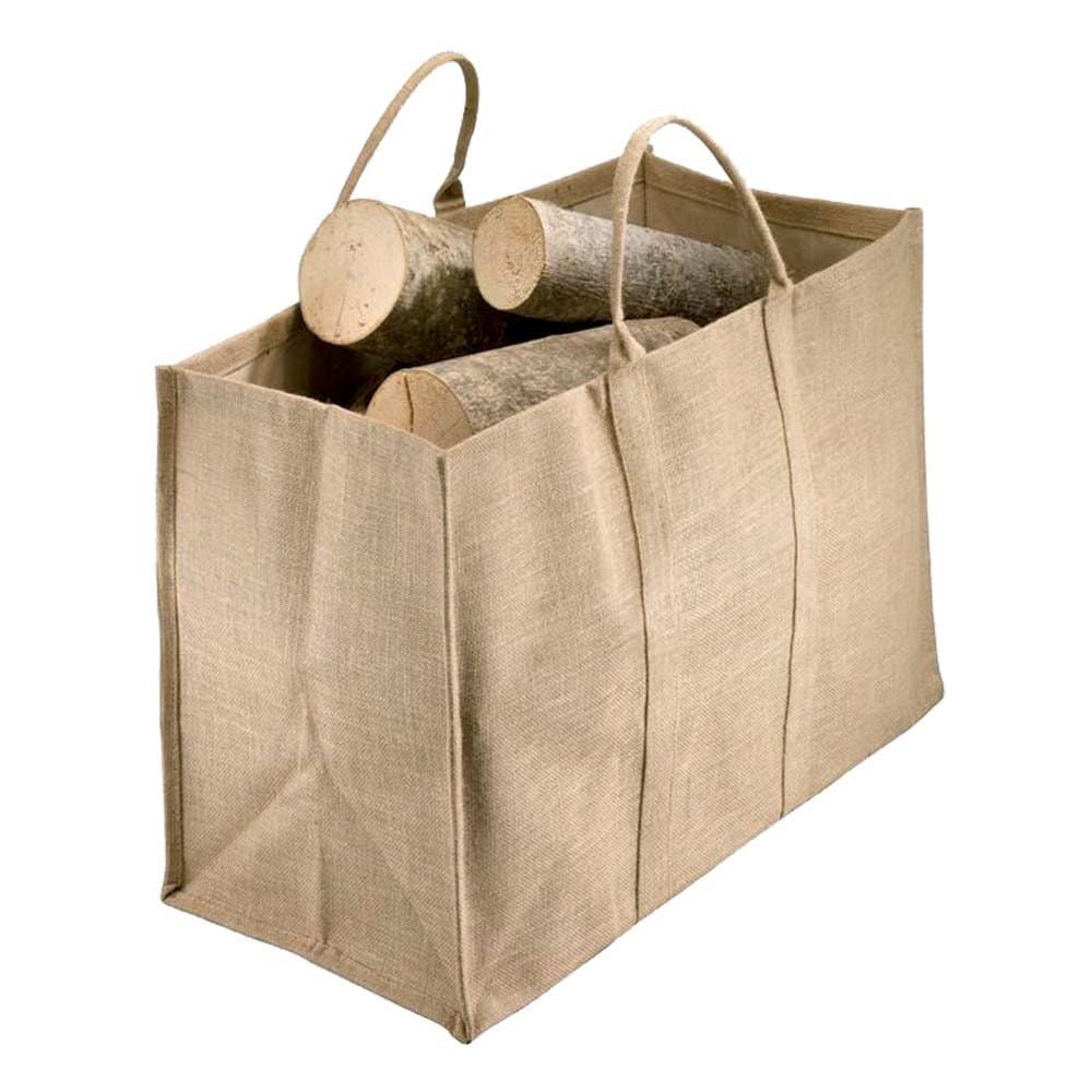 Holztasche aus Jute