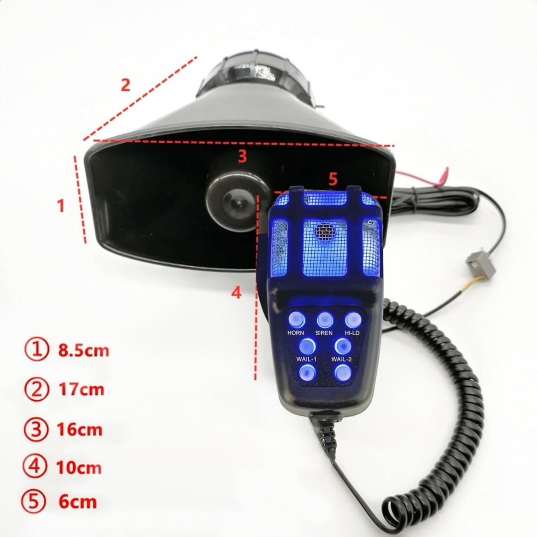 Autohupe Car Horn 7 Ton Alarm Hupe Einfache Verbindung Auto Zigarettenanzünder 135db Notfall Sound V