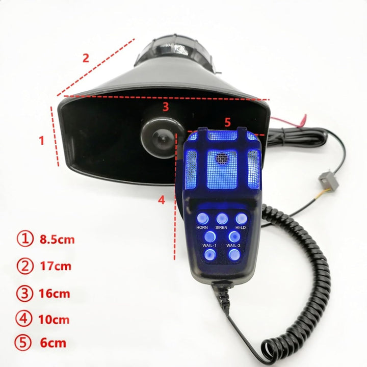 Autohupe Car Horn 7 Ton Alarm Hupe Einfache Verbindung Auto Zigarettenanzünder 135db Notfall Sound V