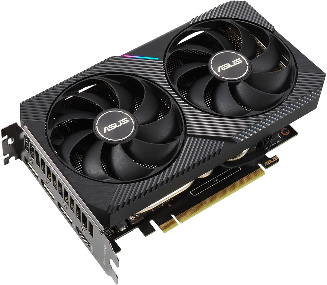 ASUS GeForce Dual RTX 3060 12GB V2 OC Edition Gaming Grafikkarte (GDDR6 Speicher, PCIe 4.0, 1x HDMI