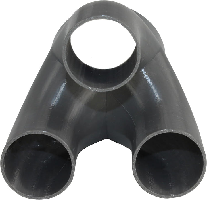 DRUCKKRAFT 3-Wege Abzweig Rohr DN110 - DN50 | Abzweigstück | Y-Verteiler | Absauganlage | Rohrverbin