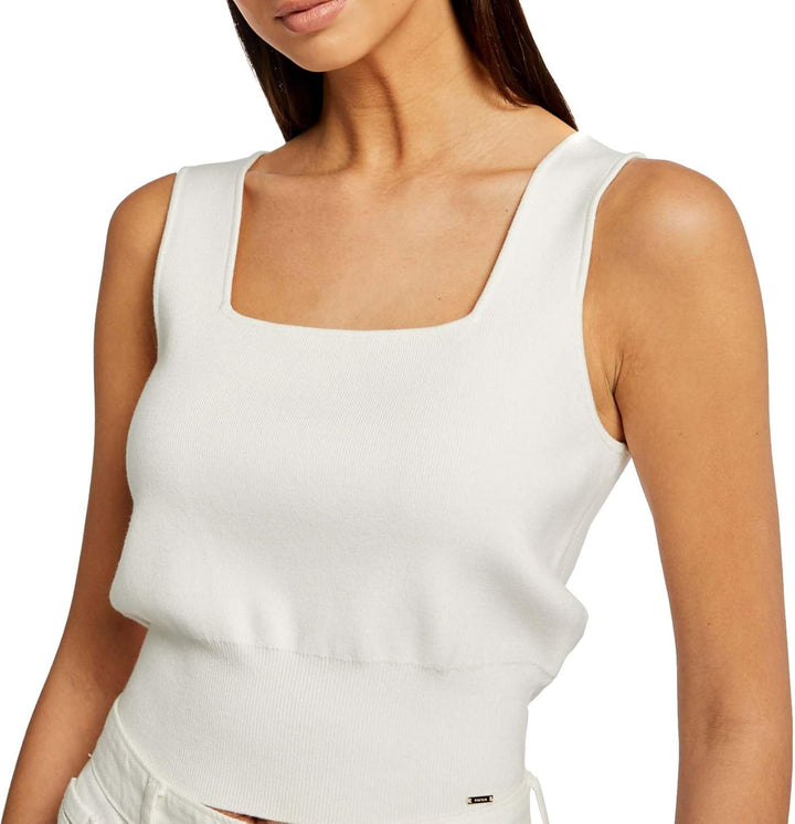 Morgan Tanktop-Pullover mit breiten Trägern M Cremefarben, M Cremefarben