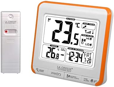 La Crosse Technology Wetterstation mit Warnsignal orange / weiss, orange / weiss