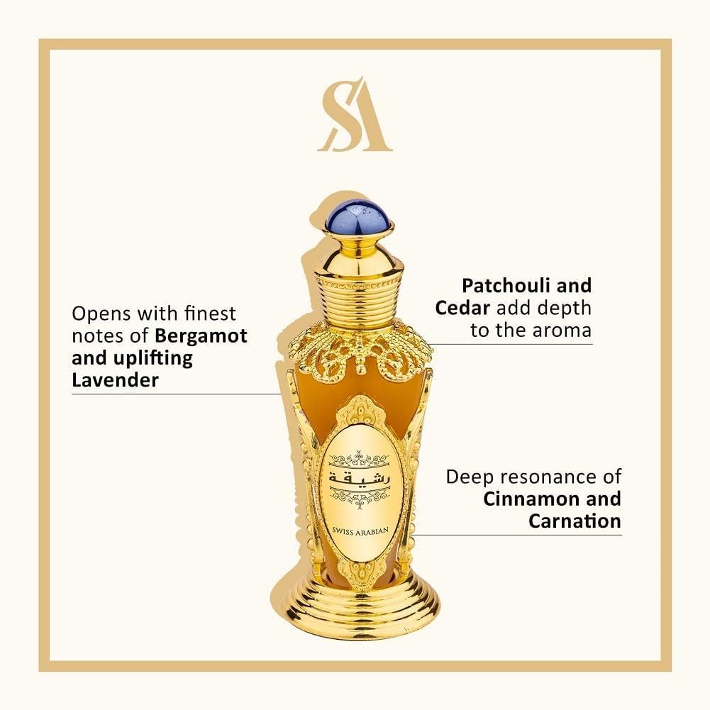 Swiss Arabian Parfüm Öl Rasheeqa | 20ml | Frauenduft | Blumig, Rose, Grün, Holzig Frisch 20.00 ml (1