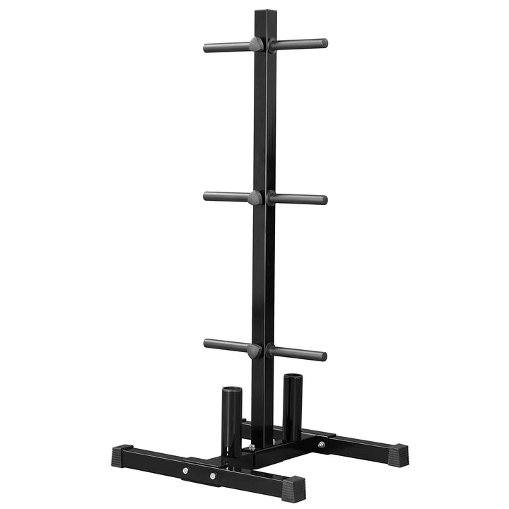 Yaheetech Hantelscheibenständer Hantelbaum Gewichtsständer 6 Stangen mit 30mm Scheibenaufnahmen Stah