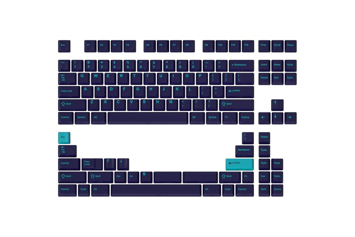 DROP + MiTo GMK Laser Custom Mechanical Keyboard Keycap Set - 120 Tasten, Doubleshot, Cherry Profile