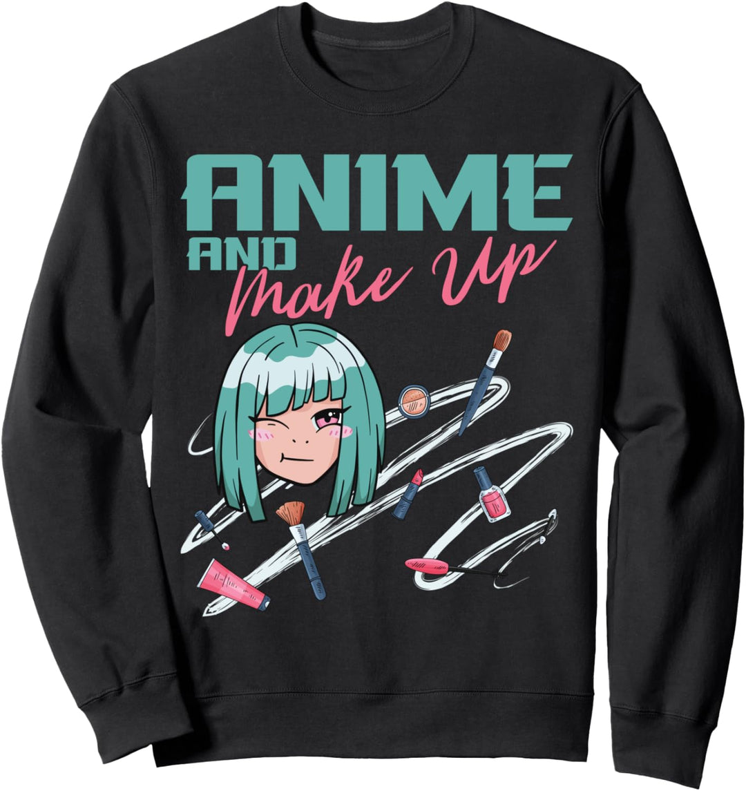 Anime und Schmink Otaku Schminkkünstler Japanischer Anime Sweatshirt