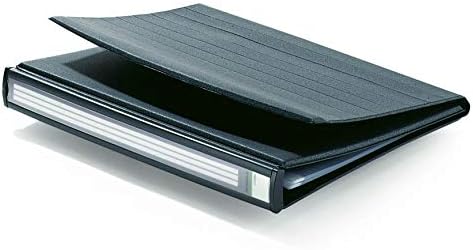 Durable Tisch-Flipchart Durastar, mit 10 PP-Hüllen, A4 quer, beschriftbar & erweiterbar, basalt, 856