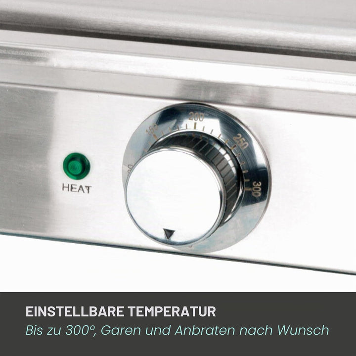 Jocca- Elektrische Grillplatte für die professionelle Küche | Teppanyaki | Tischgrill | Geeignet für
