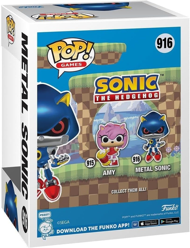Funko POP! Games: Sonic The Hedgehog - Metal Sonic The Hedgehog - Sonic The Hedgehog - Vinyl-Sammelf