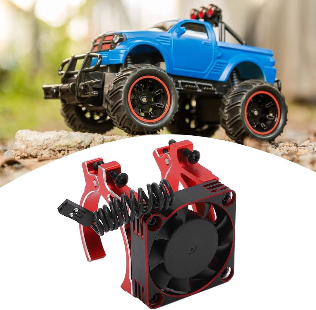 VGEBY RC-Lüfter 40 Mm Metalllüftermotor Lüfter mit Halterung für Ferngesteuertes Modellauto Motor mi