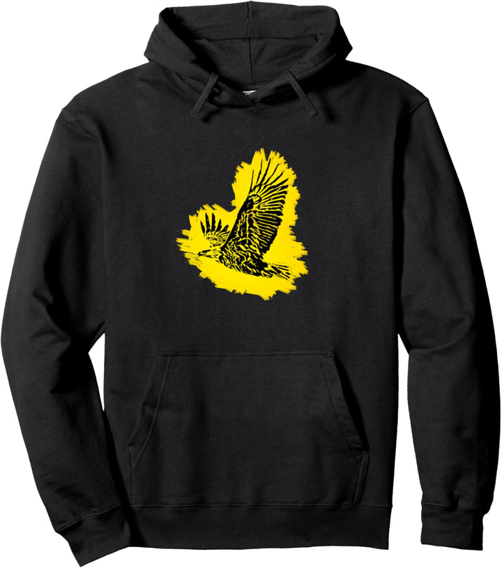 Adler Motiv Raubvogel Pullover Hoodie