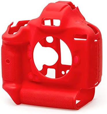 easyCover - Silikon Kameratasche - Schutz für Ihre Kamera - Canon 1Dx Mark III - Rot, Rot