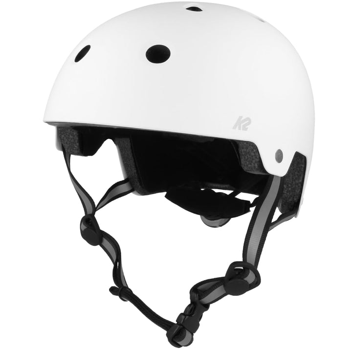 K2 Skates VARSITY PRO Helm, Inline Skate Helm, Fahrradhelm, Skateboard Helm M (55 - 58 cm) Weiss, M