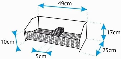 Imex El-Zorro 71417 Korb Herdplatte Pellet, 49 x 25 x