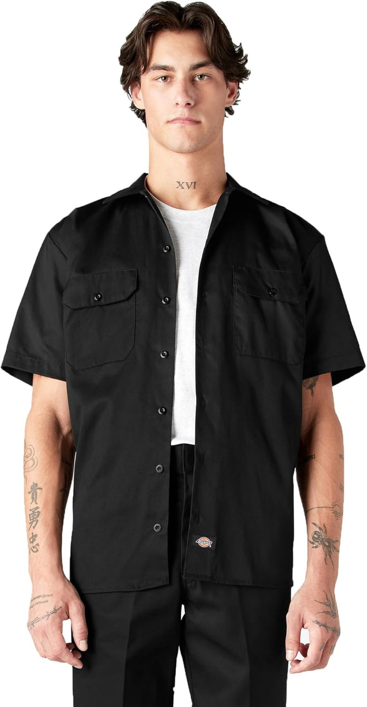 Cherokee Herren Button-Down-Shirt M Schwarz, M Schwarz