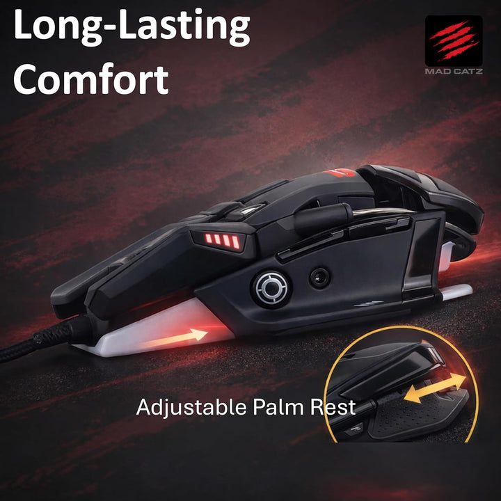 MadCatz R.A.T. 4+ Optical Gaming Mouse, Black R.A.T. 4+ Black, R.A.T. 4+ Black
