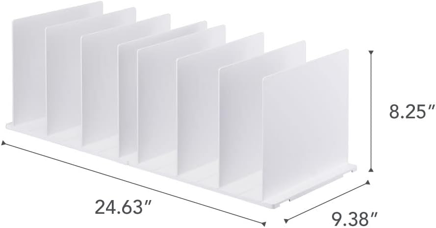 YAMAZAKI 4956 SMART Taschen-Organizer (2er-Set), weiss, ABS-Harz, minimalistisch, 31.8 x 24 x 21 cm,