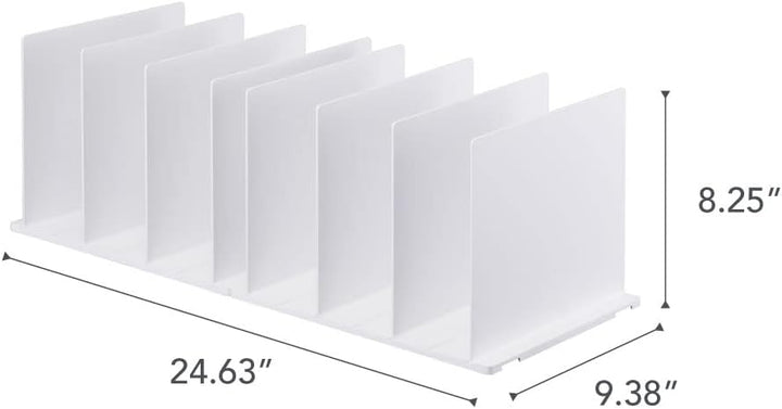 YAMAZAKI 4956 SMART Taschen-Organizer (2er-Set), weiss, ABS-Harz, minimalistisch, 31.8 x 24 x 21 cm,
