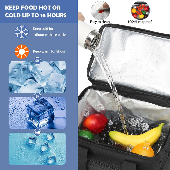 Kühltasche 42 Dosen grosser Kühlrucksack Taktische isolierte Lunchtasche Picknicktasche für Strand,