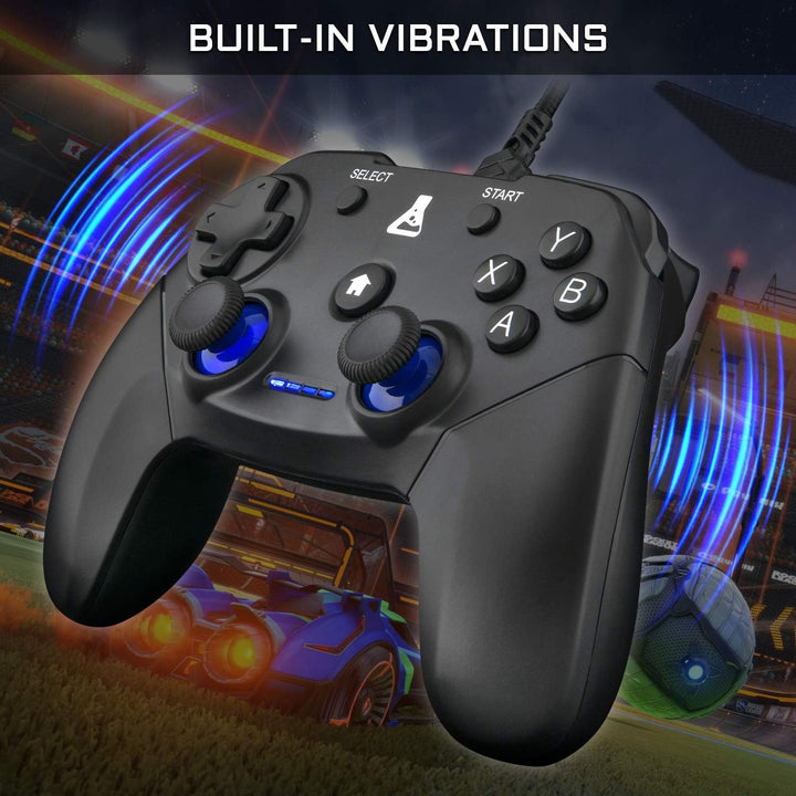 THE G-LAB K-Pad THORIUM - Gaming-Controller PC & PS3 USB mit integrierter Vibration, Gamepad-Game-Co