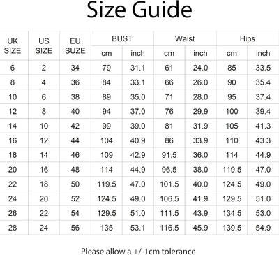 Maya Deluxe Damen Midi-Kleid mit V-Ausschnitt, Verziert Brautjungfernkleid Beere 34, Beere 34