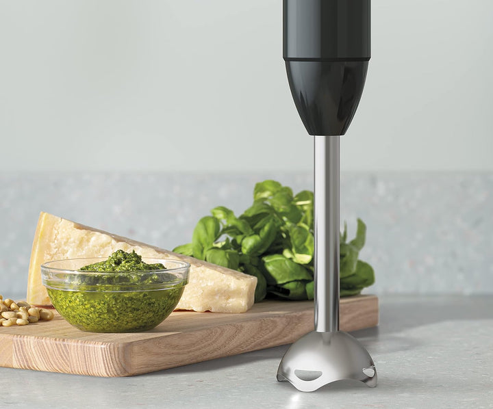 Electrolux E4HB1-6GG Stabmixer mit TruFlow Technologie, Kunststoff, 600 milliliters, Schwarz