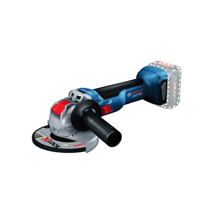 Bosch Professional System Winkelschleifer - Mehrfarbig, GWX 18V-10 (Scheibendurchmesser 125 mm, mit