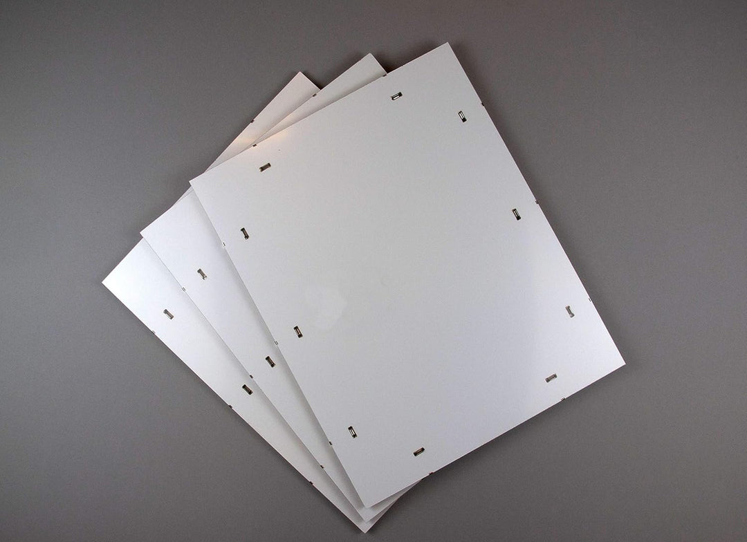 Clippo Rahmenloser Bilderrahmen Posterrahmen 35x55 cm Cliprahmen Bildhalter 55x35 cm mit Rückwand un