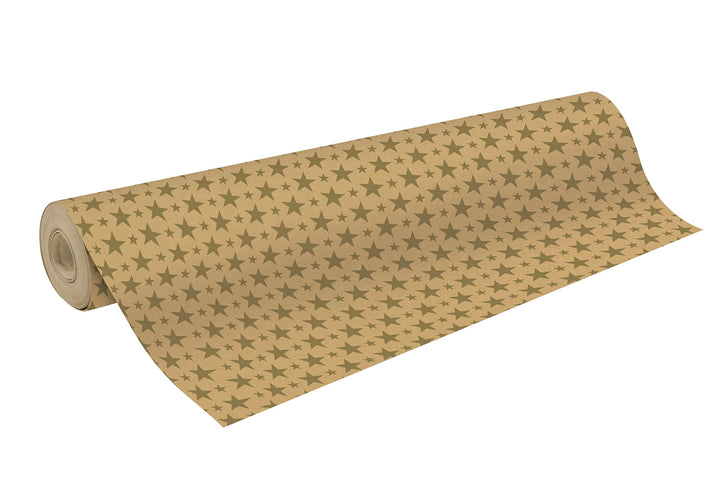 Clairefontaine 223905C - Rolle Geschenkpapier Kraft Naturbraun, 70g, grosse Breite 50x0,70m, ideal z