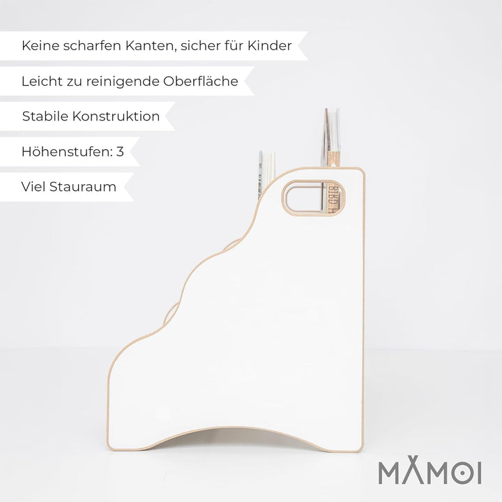 MAMOI® Bücherregal Kinder personalisiert mit Name – Kinderregal, Bücher-Organizer für Kinderzimmer M