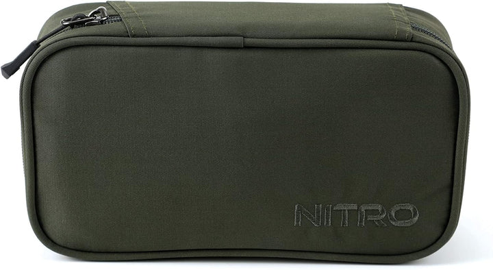 Nitro Pencil Case XL Inkl. Geo Dreieick & Stundenplan, Federmäppchen, Schlampermäppchen, Faulenzer B