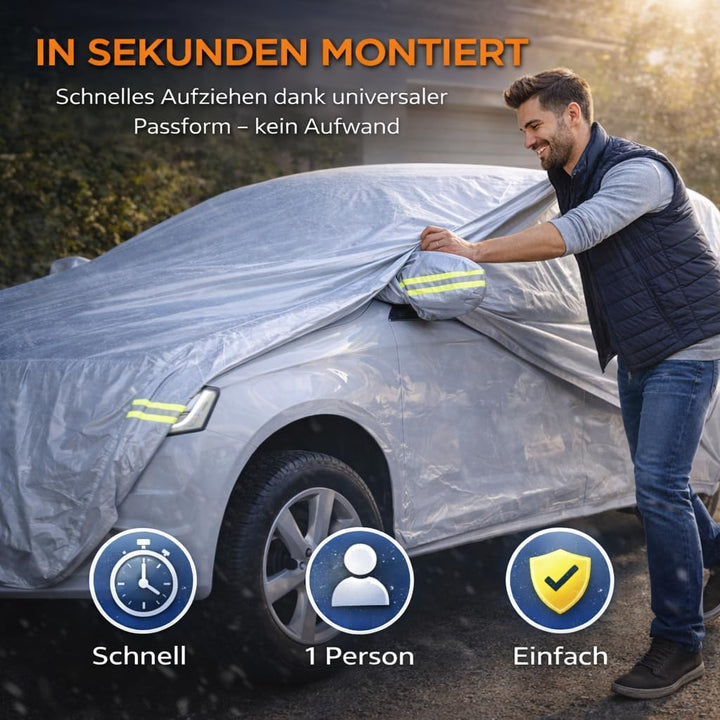 SUV wasserdichte Autoschutzhülle für Schutz & Abdeckung von Auto, PKW - Fahrzeug: Autoplane in Einhe