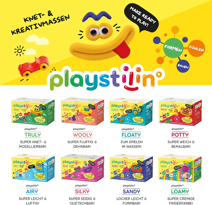 Playstilin Floaty - Original Schwimmknete, im Wasser spielbare, vegane Kinderknete, kreatives Plasti