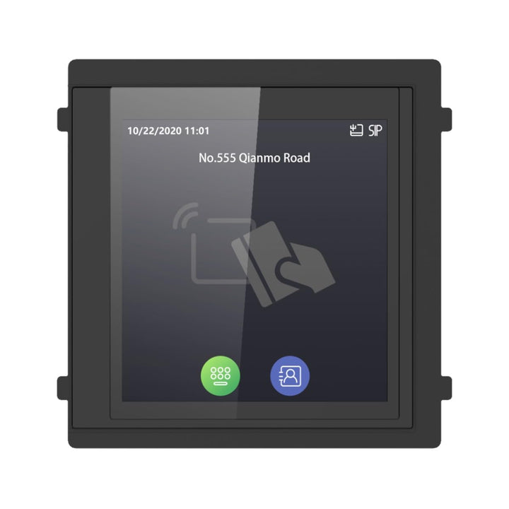Módulo de Extensão Hikvision IPS 4" Leitor de Cartão M1 Preto - DS-KD-TDM