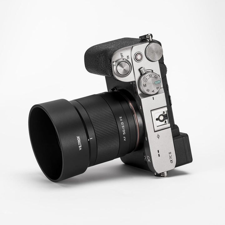 VILTROX 50mm F2.0 FE-Mount Vollformat Festbrennweite mit grosser Blende und STM Autofokus für Sony E