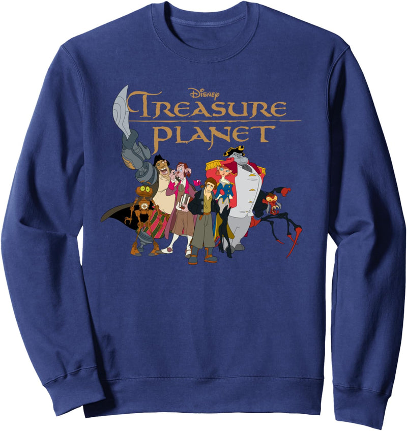 Disney Treasure Planet Logo and Characters Sweatshirt