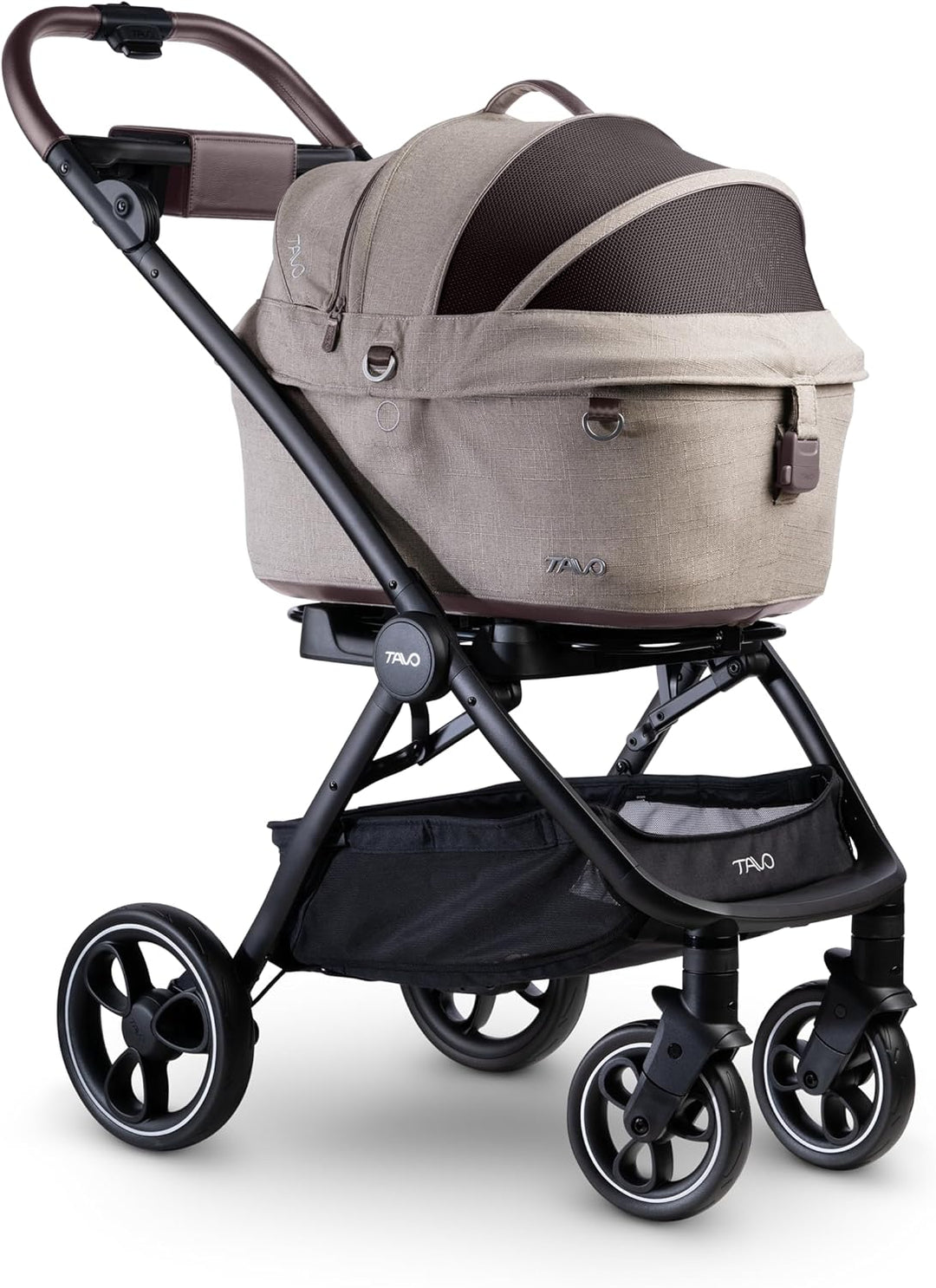 Tavo Maeve 5X Haustier-Schutzsystem – Premium Crash-getesteter Hunde-Autositz & Transportbox – 3-in-