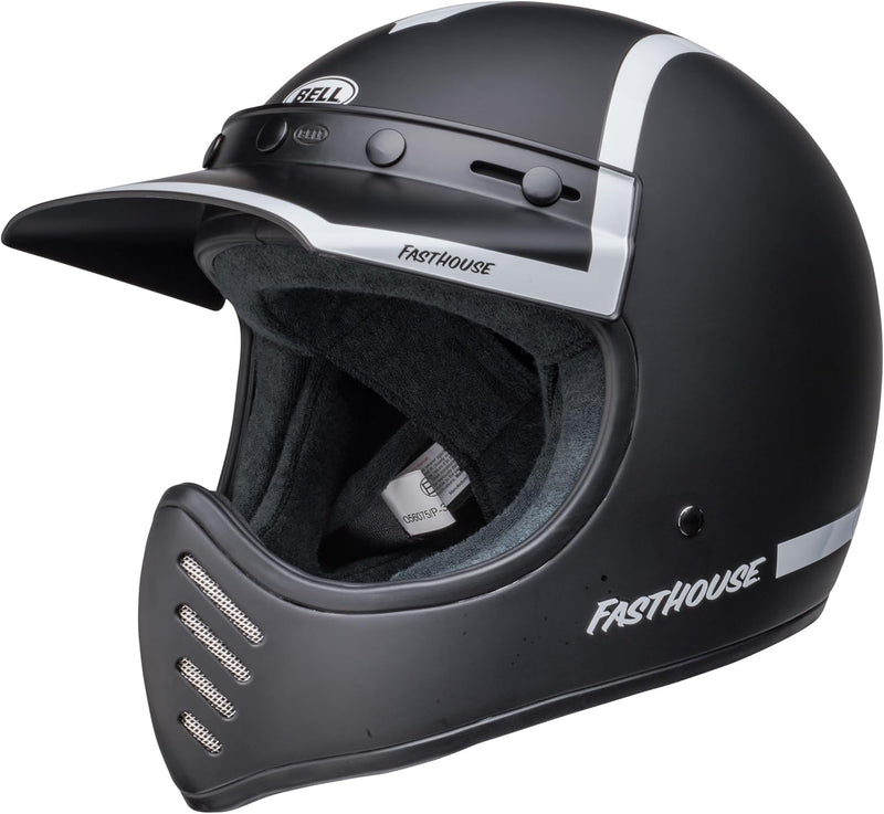 Bell Moto-3 Fasthouse The Old Road Motocross Helm (Black,L (59/60))