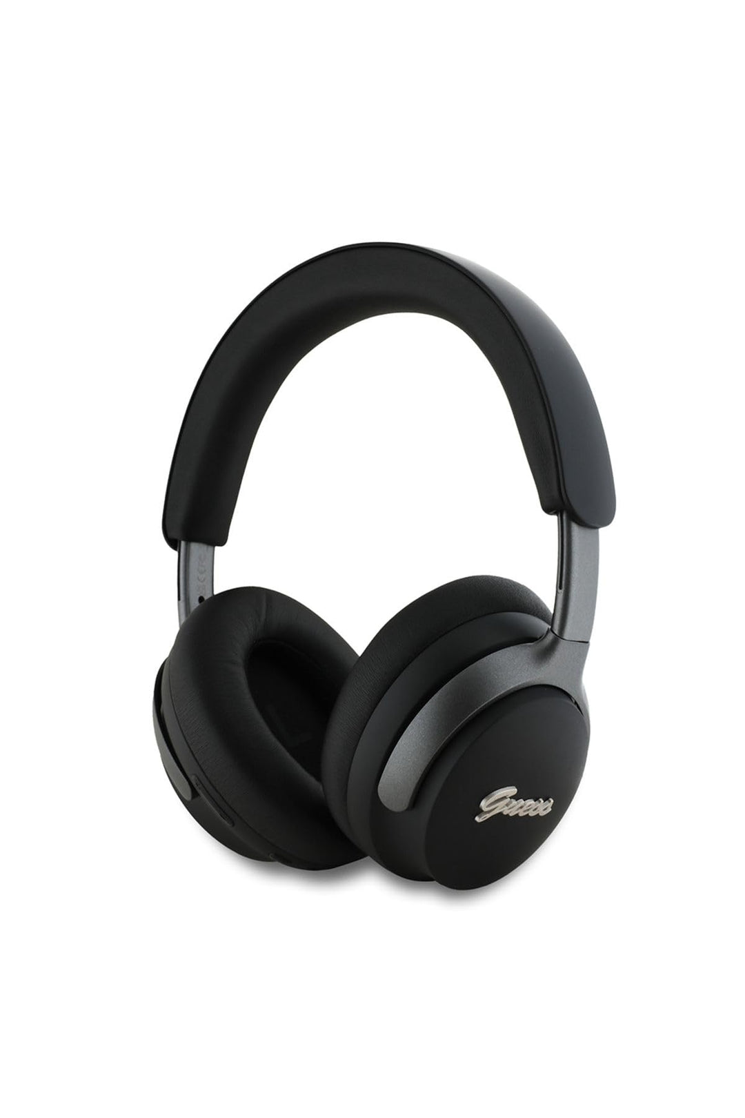 Guess Wireless Kopfhörer mit Studio Sound PU Leder Script Logo ANC/ENC (Schwarz), Schwarz