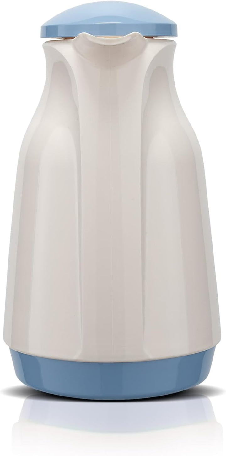 ROTPUNKT Isolierkanne 220 Bella 1,0 l | Zweifunktions-Drehverschluss | BPA Frei- gesundes Trinken |