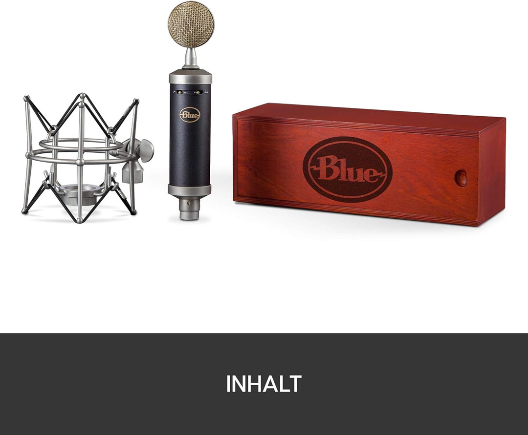 Blue Baby Bottle SL XLR Kondensatormikrofon für Aufnahmen und Streaming, mit Grossmembrankapsel, Hol