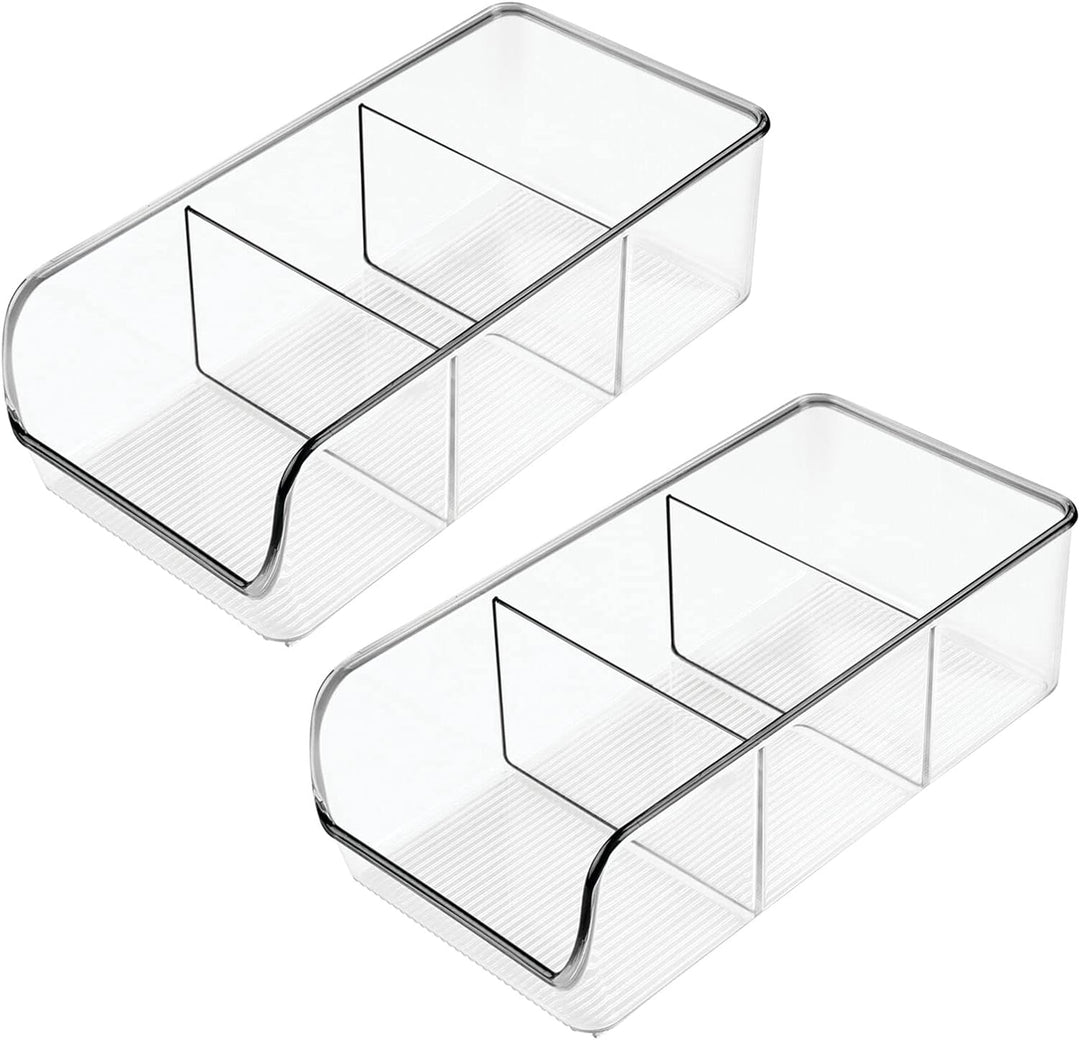 mDesign Küchen Organizer – Aufbewahrungsbox für Tütensuppen, Gewürzmischungen etc. – Gewürzregal aus