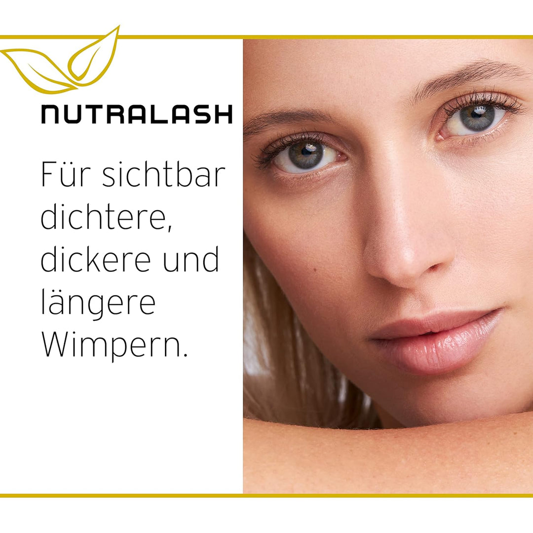 Nuvega Lash Super V – Veganes Wimpern- & Augenbrauenserum I Lange Wimpern in 4-6 Wochen I Lash Serum