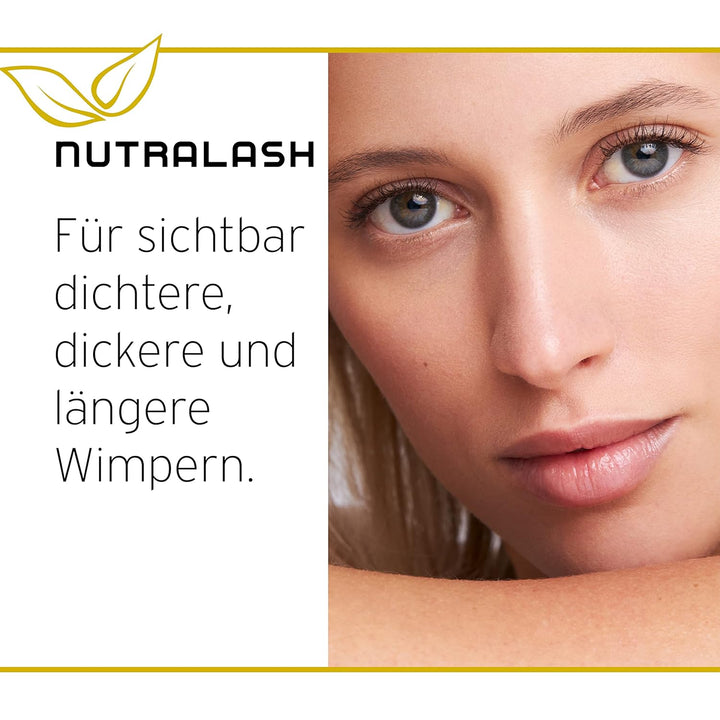 Nuvega Lash Super V – Veganes Wimpern- & Augenbrauenserum I Lange Wimpern in 4-6 Wochen I Lash Serum