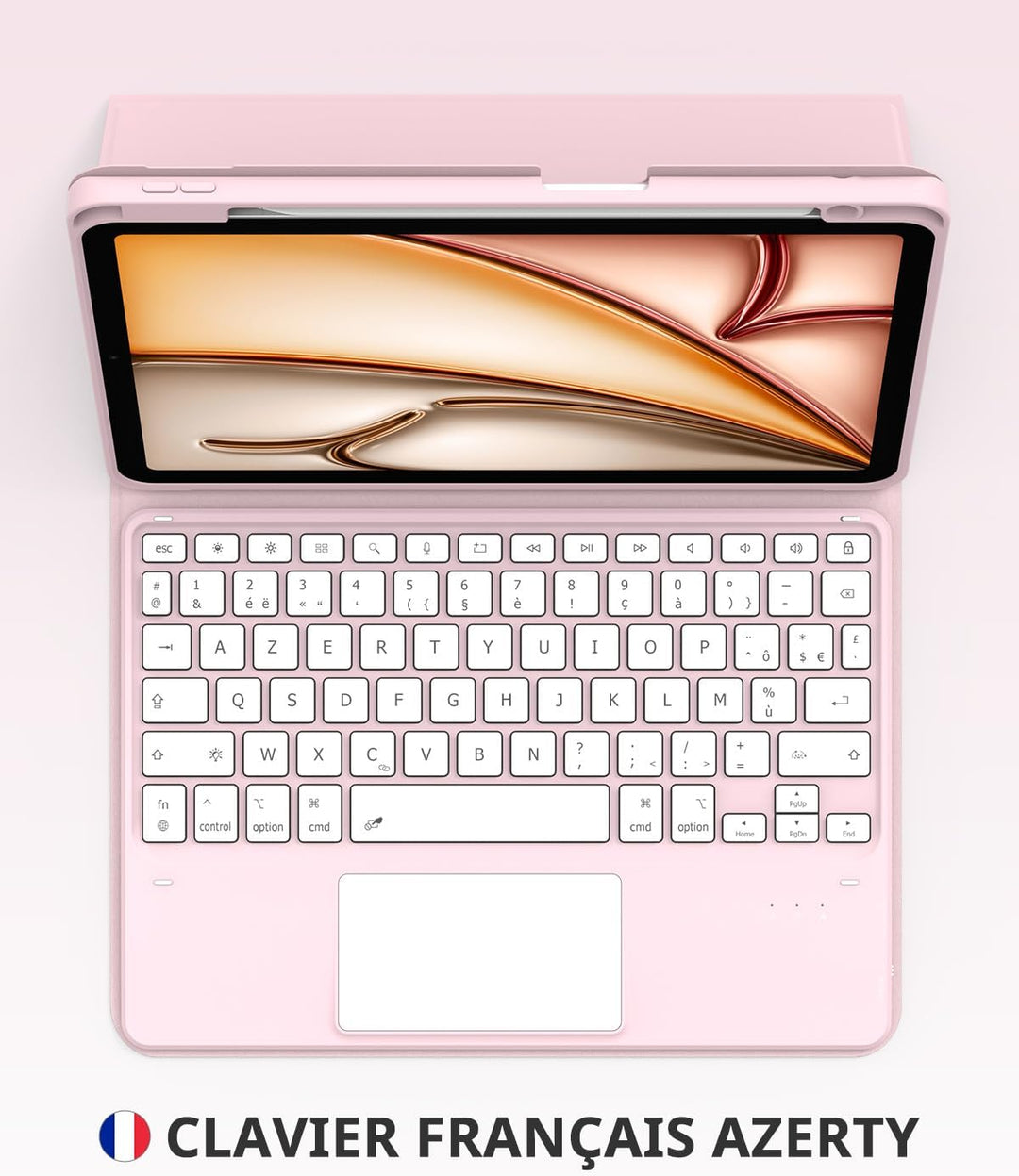 CACOE Tastatur Hülle Kompatibel mit iPad Air 7 Generation 2025 M3 11 Zoll/Air 6/5/4 Generation 2024/