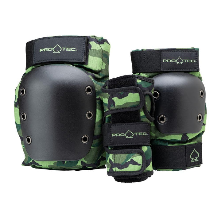 Street Pad-Set für Erwachsene, 3 Stück M Schwarz, M Schwarz