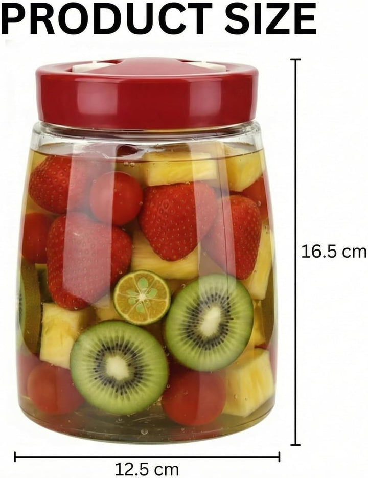 Kimchi-Behälter,Gärglas mit doppeltem Entlüftungsventil, fermentiergläser,Airlock-Deckel, Gurkenglas