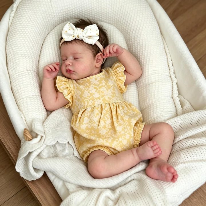 Zero pam Reborn Baby Vollsilikon Lebensecht-48CM Silikon Baby Babypuppen Wie Echt, Echte Babypuppe,